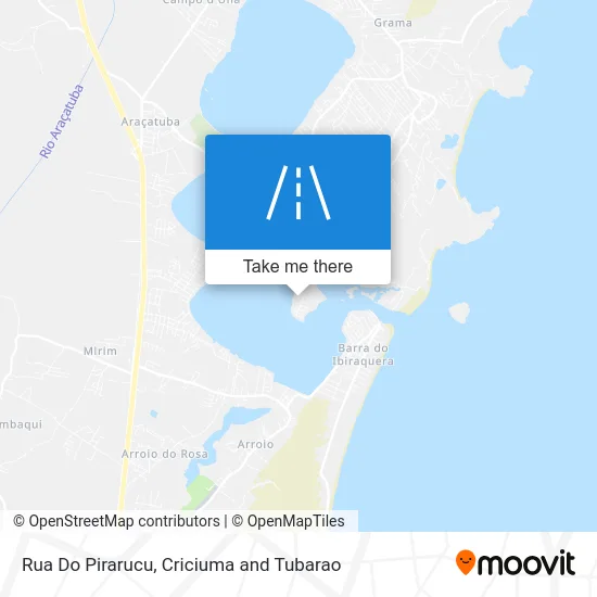 Rua Do Pirarucu map