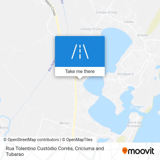 Rua Tolentino Custódio Corrêa map