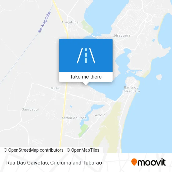 Rua Das Gaivotas map