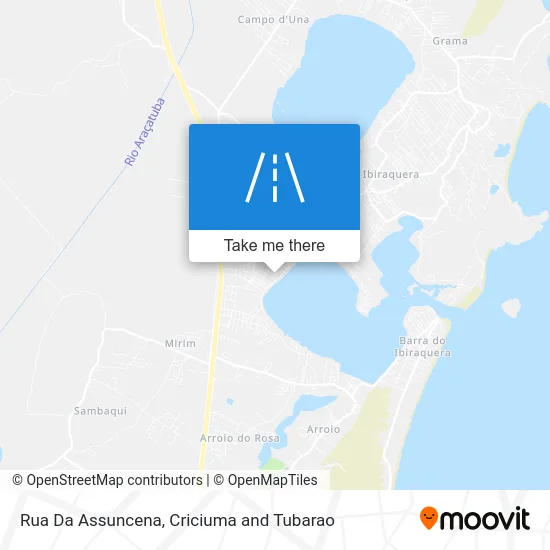 Rua Da Assuncena map