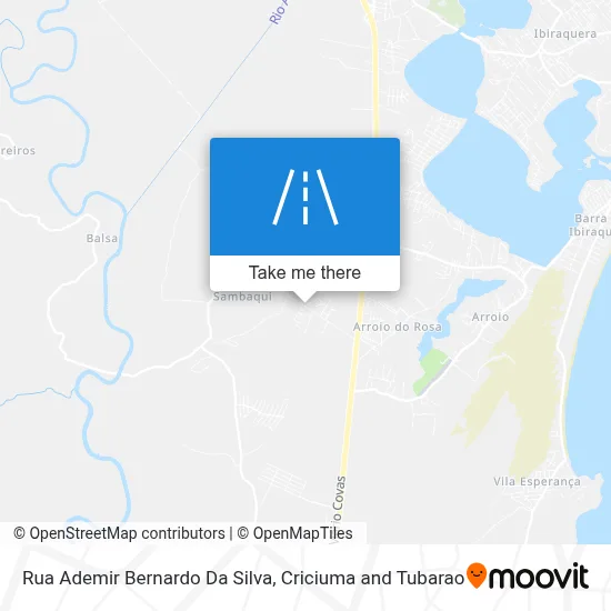 Rua Ademir Bernardo Da Silva map