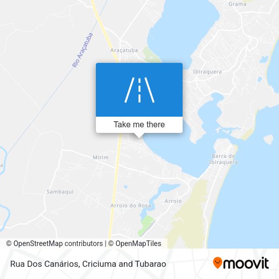 Rua Dos Canários map