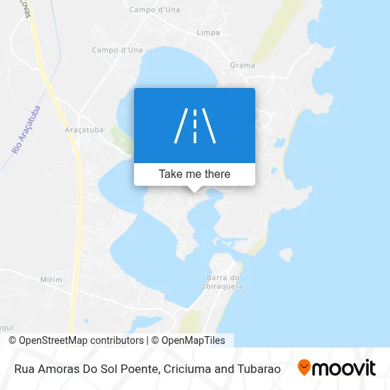 Rua Amoras Do Sol Poente map