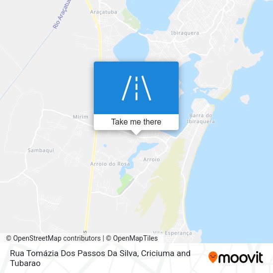 Rua Tomázia Dos Passos Da Silva map