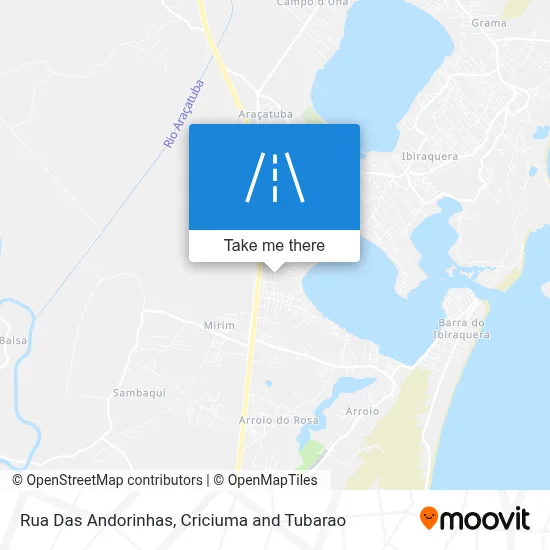 Rua Das Andorinhas map