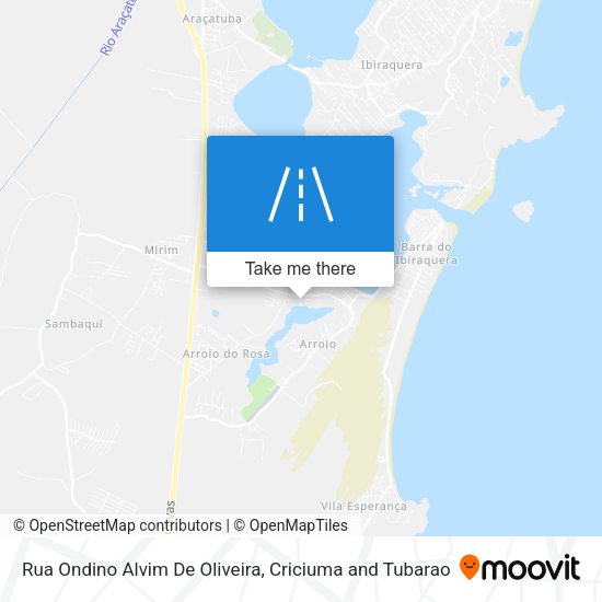 Rua Ondino Alvim De Oliveira map