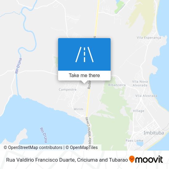 Rua Valdírio Francisco Duarte map