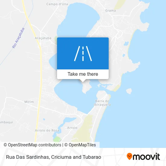 Rua Das Sardinhas map