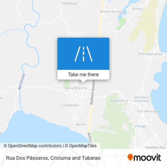 Rua Dos Pássaros map