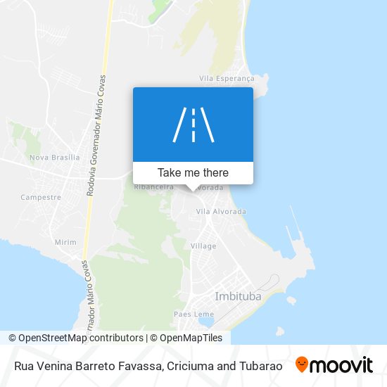 Rua Venina Barreto Favassa map