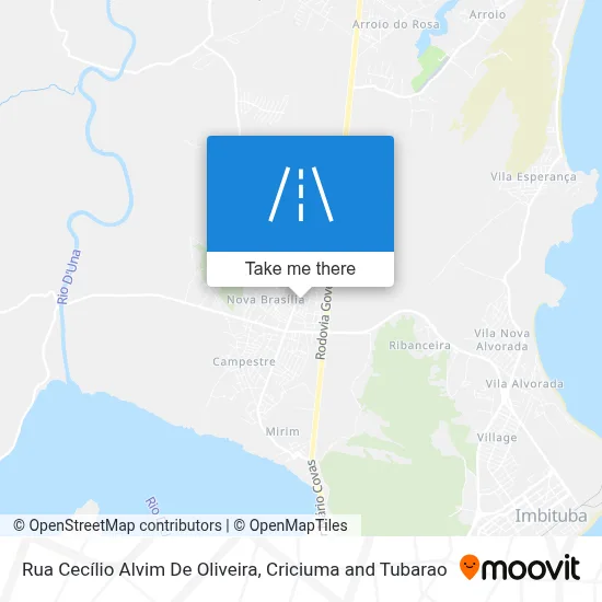 Rua Cecílio Alvim De Oliveira map