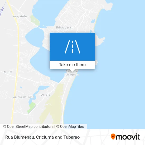 Rua Blumenau map