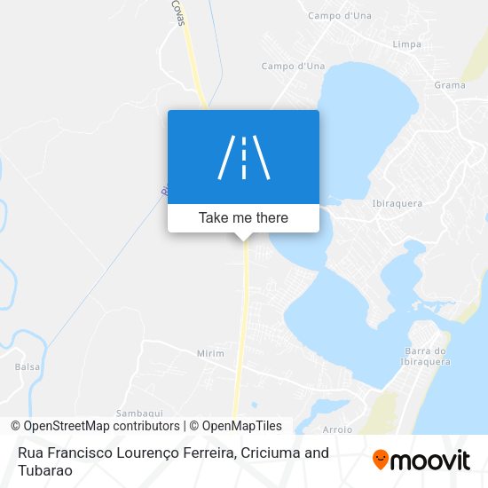 Rua Francisco Lourenço Ferreira map
