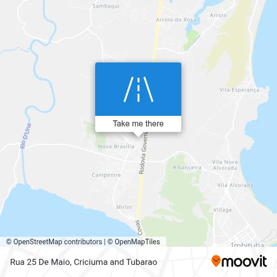 Rua 25 De Maio map