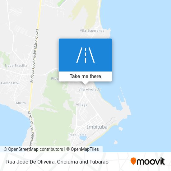 Rua João De Oliveira map