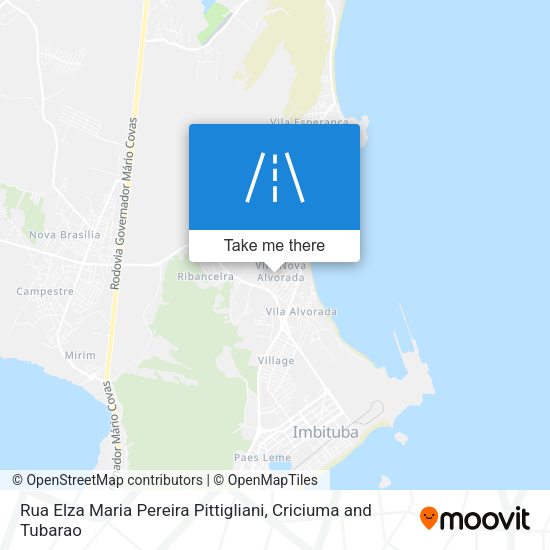 Rua Elza Maria Pereira Pittigliani map