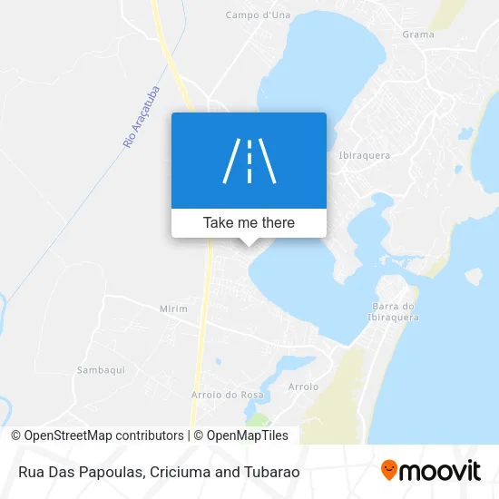 Rua Das Papoulas map