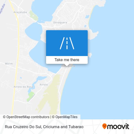 Rua Cruzeiro Do Sul map