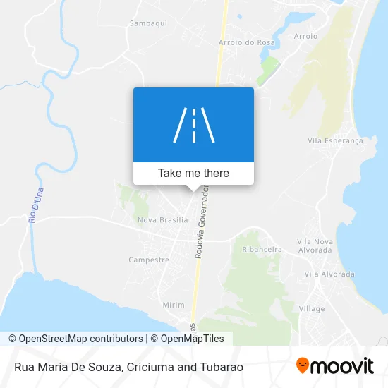 Rua Maria De Souza map