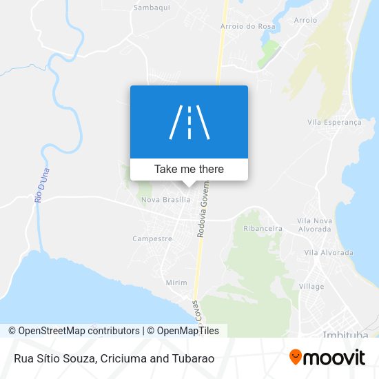 Rua Sítio Souza map