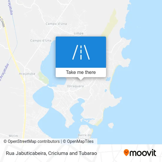 Rua Jabuticabeira map