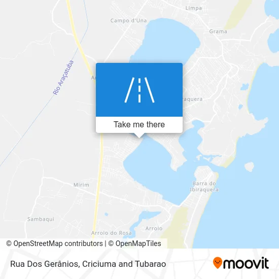 Rua Dos Gerânios map