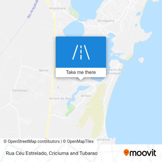 Rua Céu Estrelado map