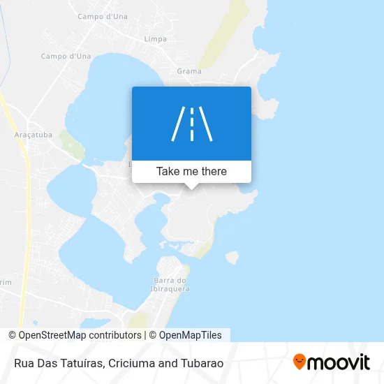 Rua Das Tatuíras map