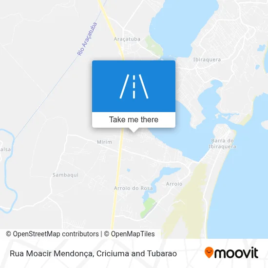 Rua Moacir Mendonça map