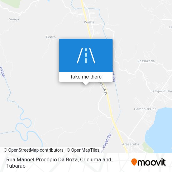 Rua Manoel Procópio Da Roza map