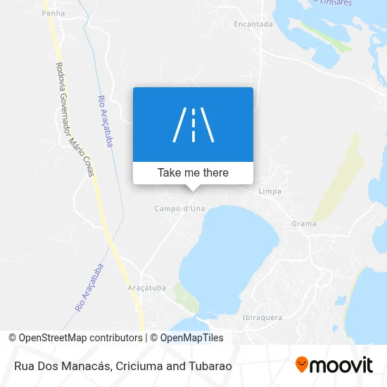 Rua Dos Manacás map