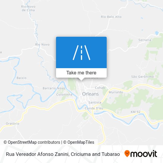 Rua Vereador Afonso Zanini map