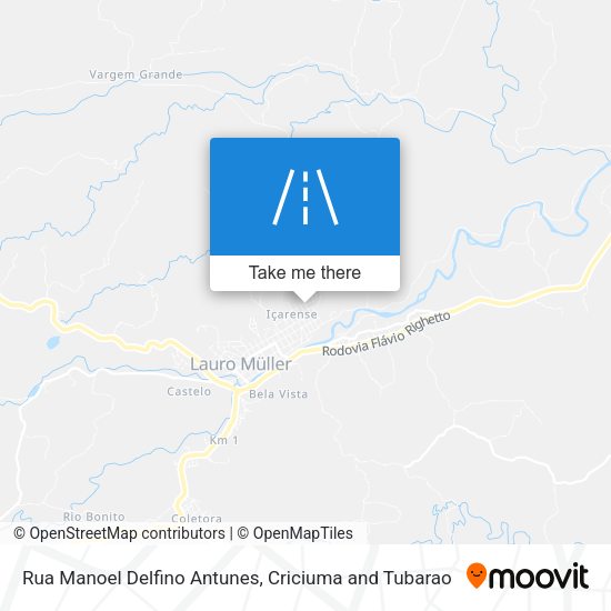 Rua Manoel Delfino Antunes map