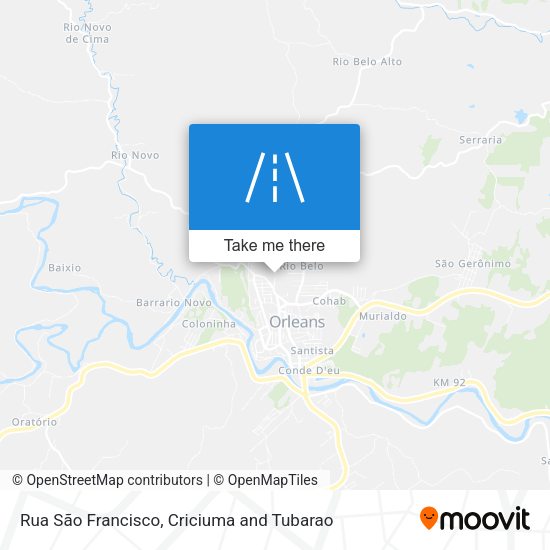 Rua São Francisco map