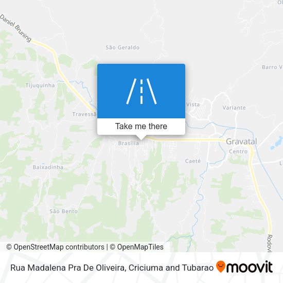 Rua Madalena Pra De Oliveira map