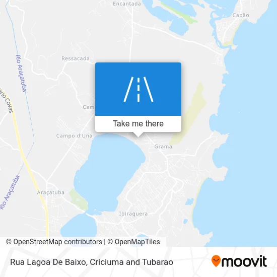 Rua Lagoa De Baixo map