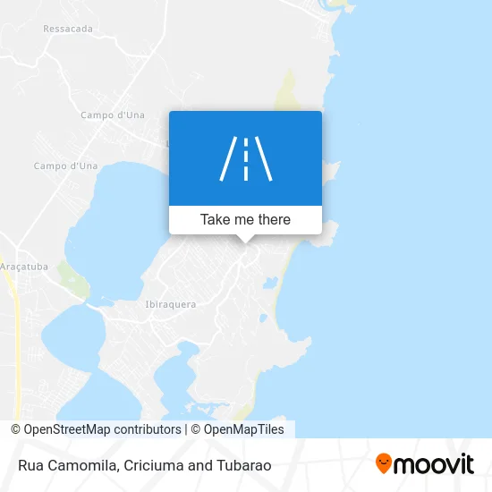 Rua Camomila map