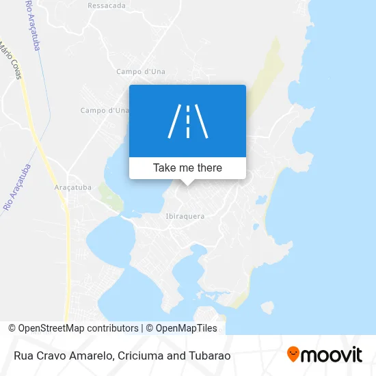 Rua Cravo Amarelo map