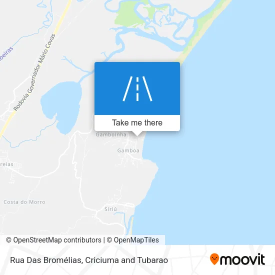 Rua Das Bromélias map