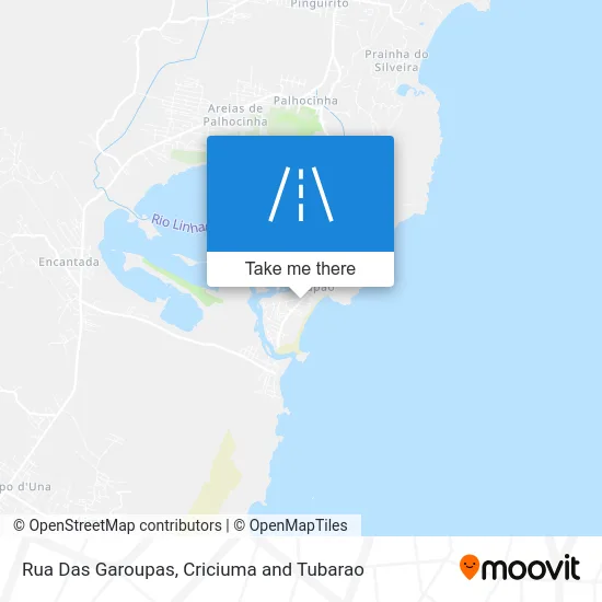 Rua Das Garoupas map