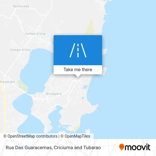Rua Das Guaracemas map