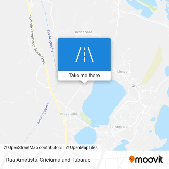 Rua Ametista map
