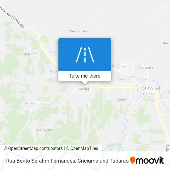 Rua Bento Serafim Fernandes map