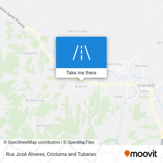 Rua José Álvares map