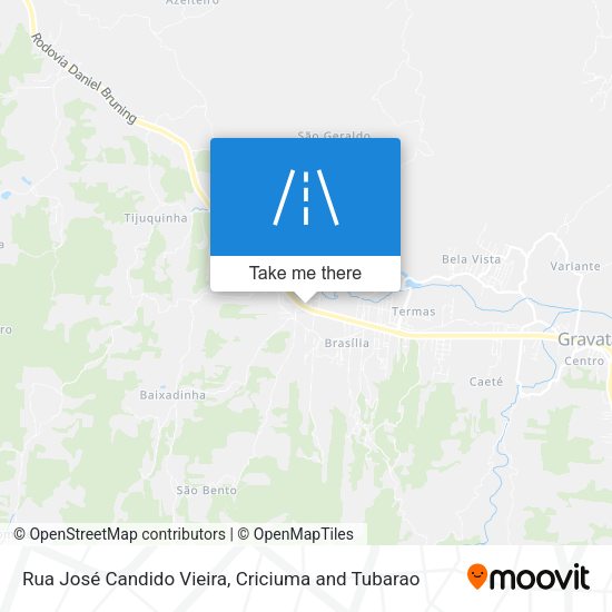 Rua José Candido Vieira map