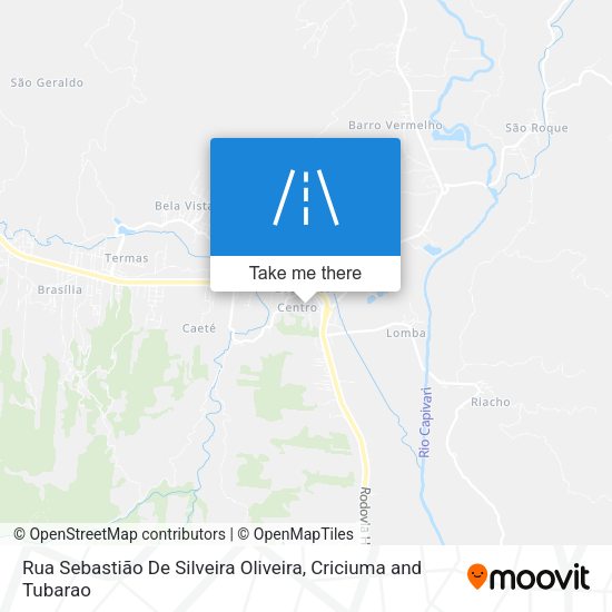 Rua Sebastião De Silveira Oliveira map