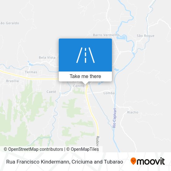 Rua Francisco Kindermann map