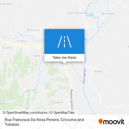 Rua Francisca Da Rosa Pereira map