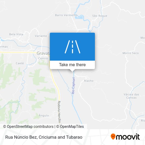 Rua Núncio Bez map