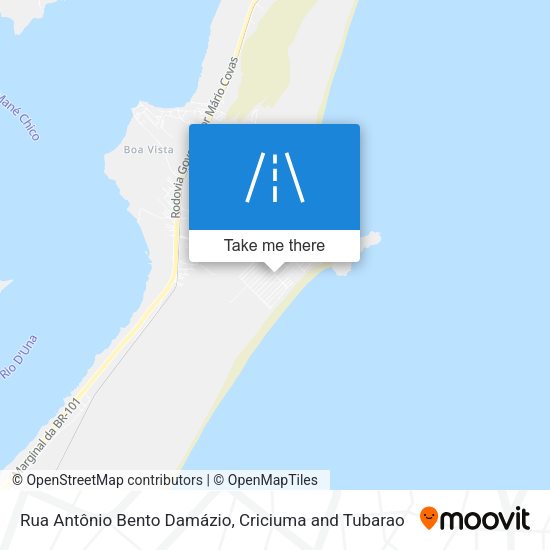 Rua Antônio Bento Damázio map
